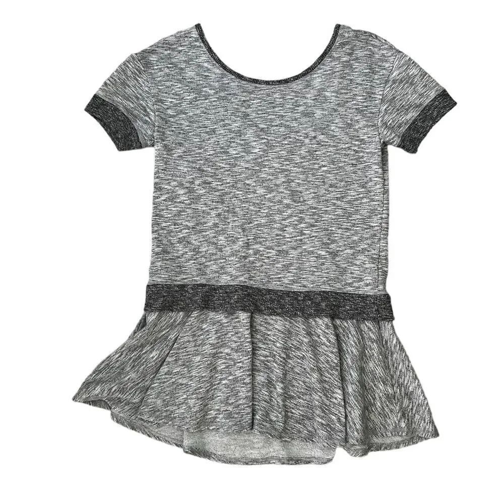 Victoria’s Secret Gray Sweatshirt Dress Size Large Flare Bottom V Scoop Back